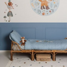 Little Dutch - Χαλί Δωματίου Dot Mixed Blue Με Υπόστρωμα Latex