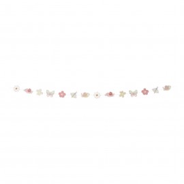 Little Dutch - Χάρτινη Γιρλάντα Flowers & Butterflies FSC