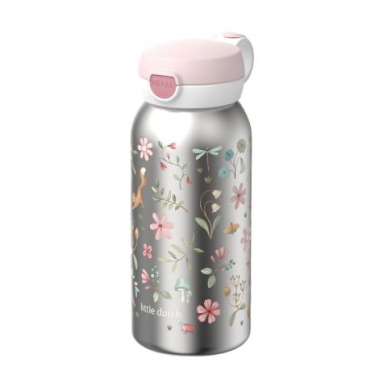 Little Dutch - Ανοξείδωτο Θερμός Flip-Up Campus Fairy Wonders 500ml