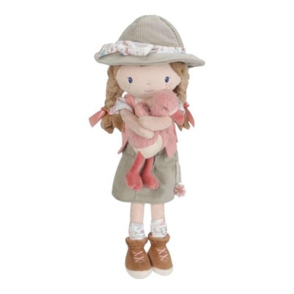 Little Dutch - Κούκλα Ranger Rosa Safari Friends 35 cm