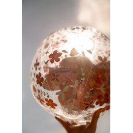 Little Dutch - Μπάλα Παραλίας 3D Pink Flowers 35cm