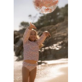 Little Dutch - Μπάλα Παραλίας 3D Pink Flowers 35cm