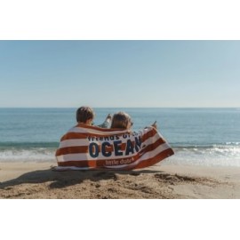 Little Dutch - Πετσέτα Θαλάσσης Ocean World Brown Stripe