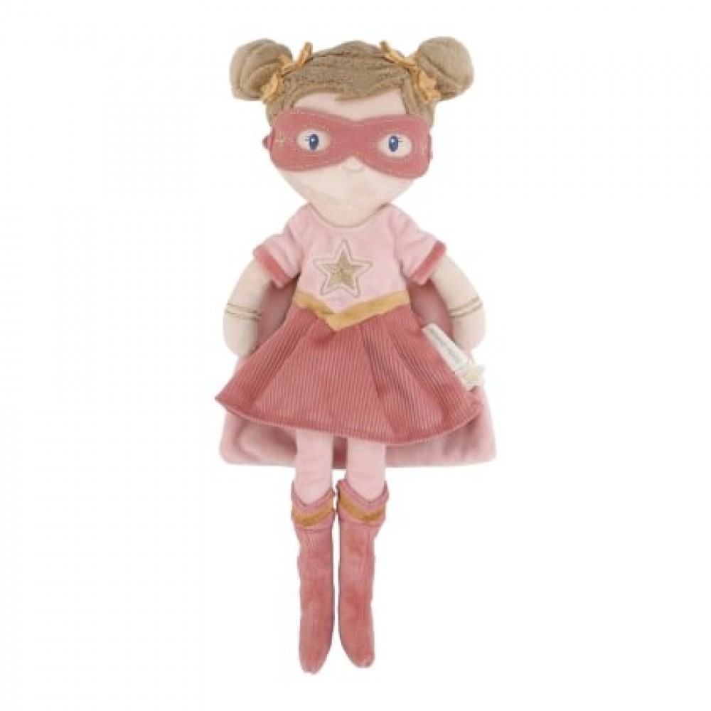 Little Dutch - Κούκλα Superhero Rosa 35 cm