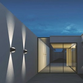 Loom Design - Απλίκα Τοίχου LED Saga IP65 Black Loom Design - Απλίκα Τοίχου LED Saga IP65 Black