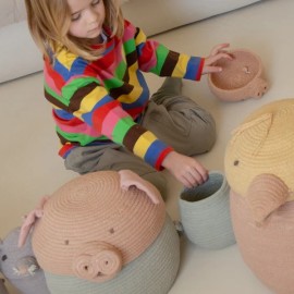 Lorena Canals - Μίνι Καλάθι Αποθήκευσης Peggy the Pig