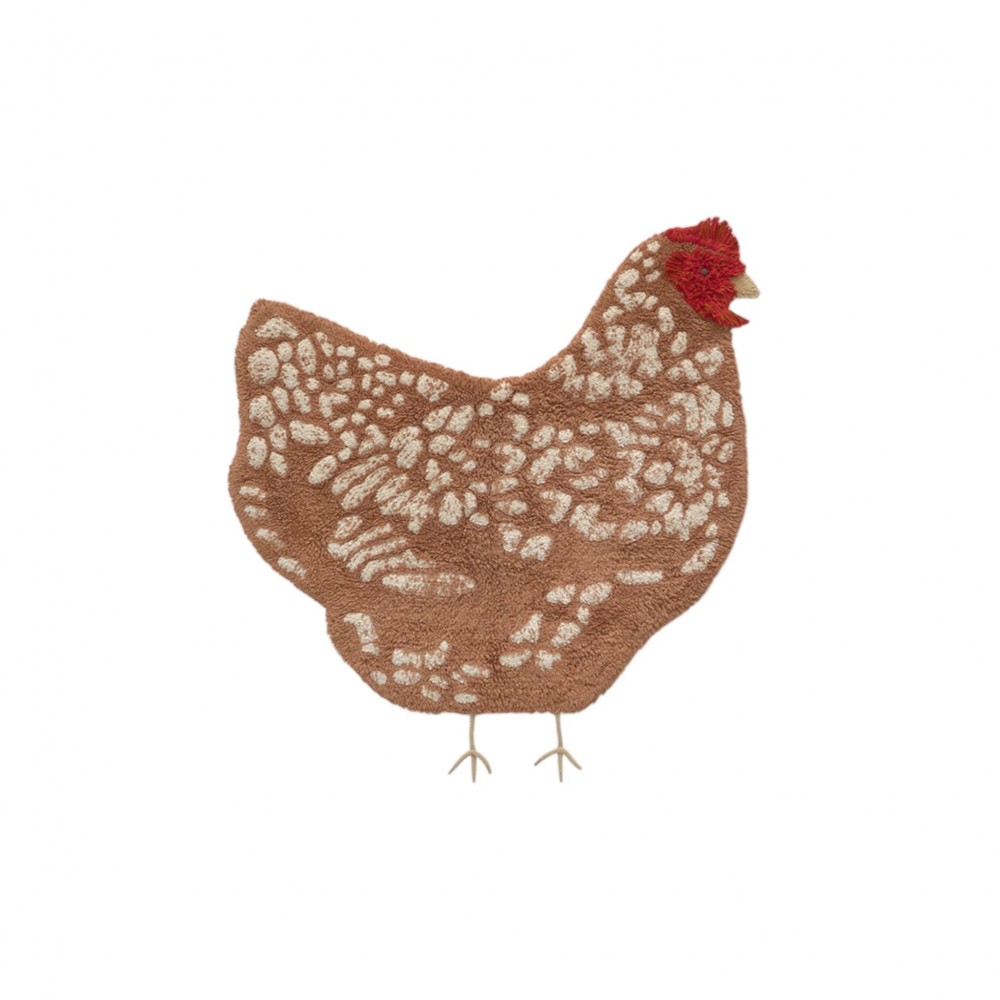 Lorena Canals - Χαλί Δωματίου Chicken 110x100cm Lorena Canals - Χαλί Δωματίου Chicken 110x100cm