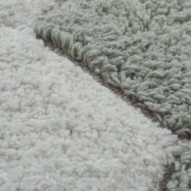 Lorena Canals - Χαλί Δωματίου Round Honeycomb Blue Sage Ø140cm