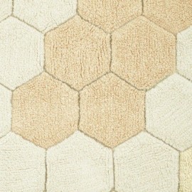 Lorena Canals - Χαλί Δωματίου Round Honeycomb Gold Ø140cm