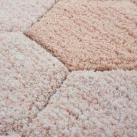 Lorena Canals - Χαλί Δωματίου Round Honeycomb Rose Ø140cm