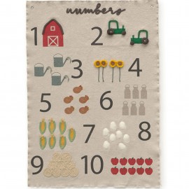 Lorena Canals - Διακοσμητικό Τοίχου Farm Numbers 70x100cm