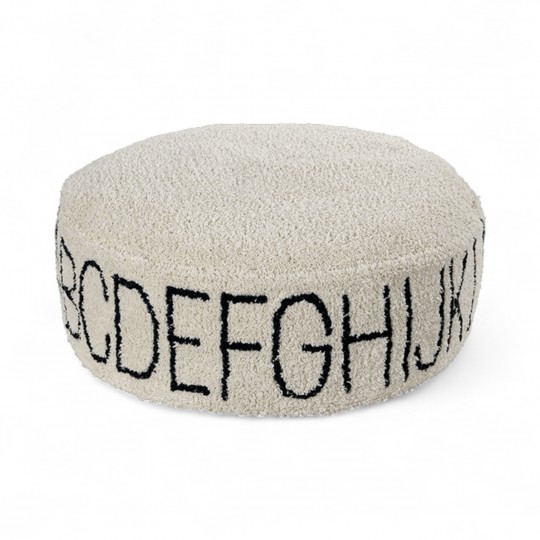 Lorena Canals - Πουφ ABC Natural Black 20x70cm