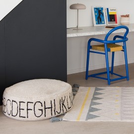 Lorena Canals - Πουφ ABC Natural Black 20x70cm