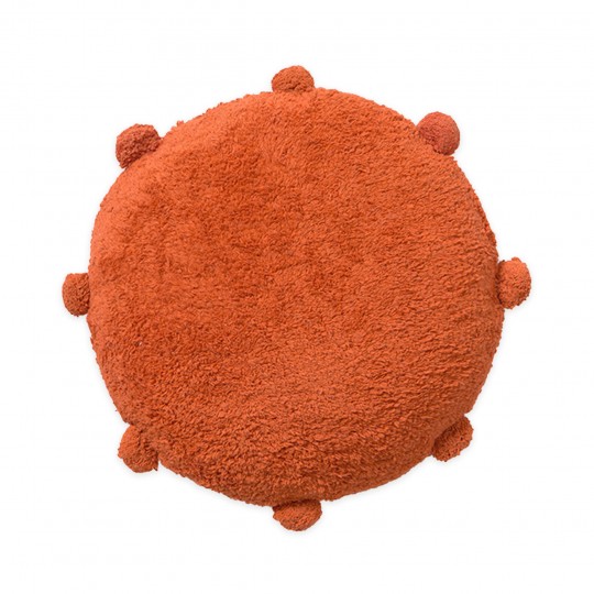 Lorena Canals - Μαξιλάρι Δαπέδου Bubbly Terracota Ø48cm