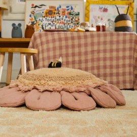 Lorena Canals - Μαξιλάρι Δαπέδου Pink Daisy Ø70cm