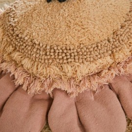 Lorena Canals - Μαξιλάρι Δαπέδου Pink Daisy Ø70cm