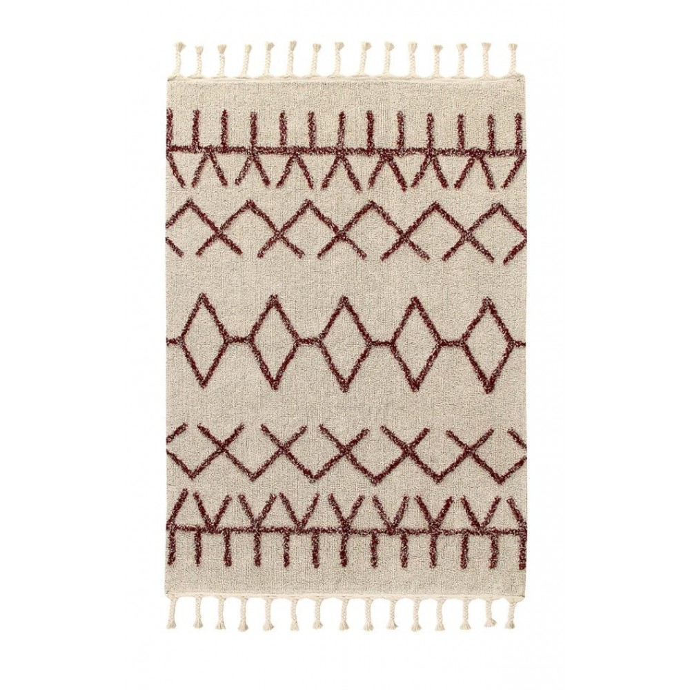 Lorena Canals - Χαλί Δωματίου Bereber Burgundy 140x200cm