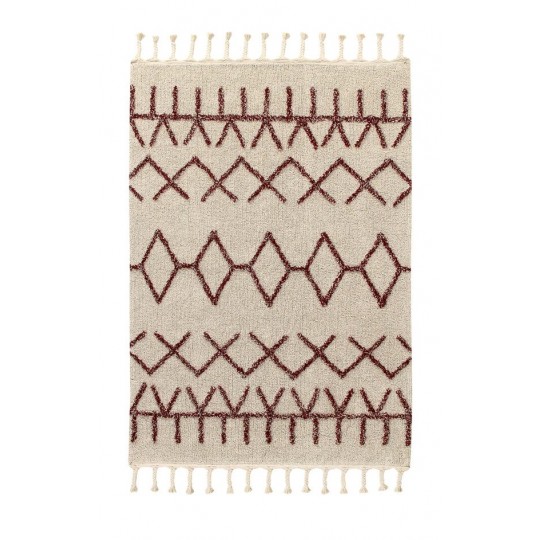 Lorena Canals - Χαλί Δωματίου Bereber Burgundy 140x200cm