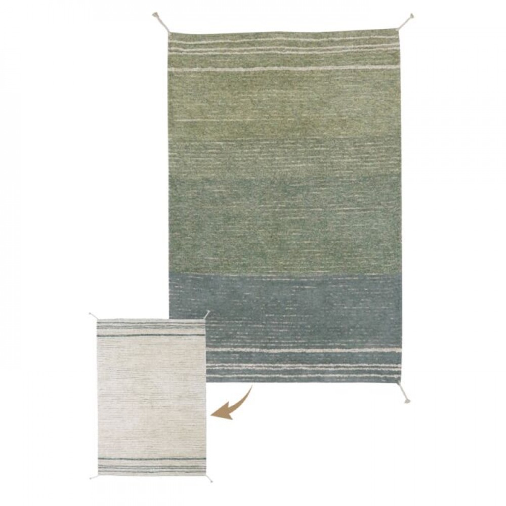 Lorena Canals  - Χαλί Δωματίου Διπλής Όψης Twin Vintage Blue 170x240cm