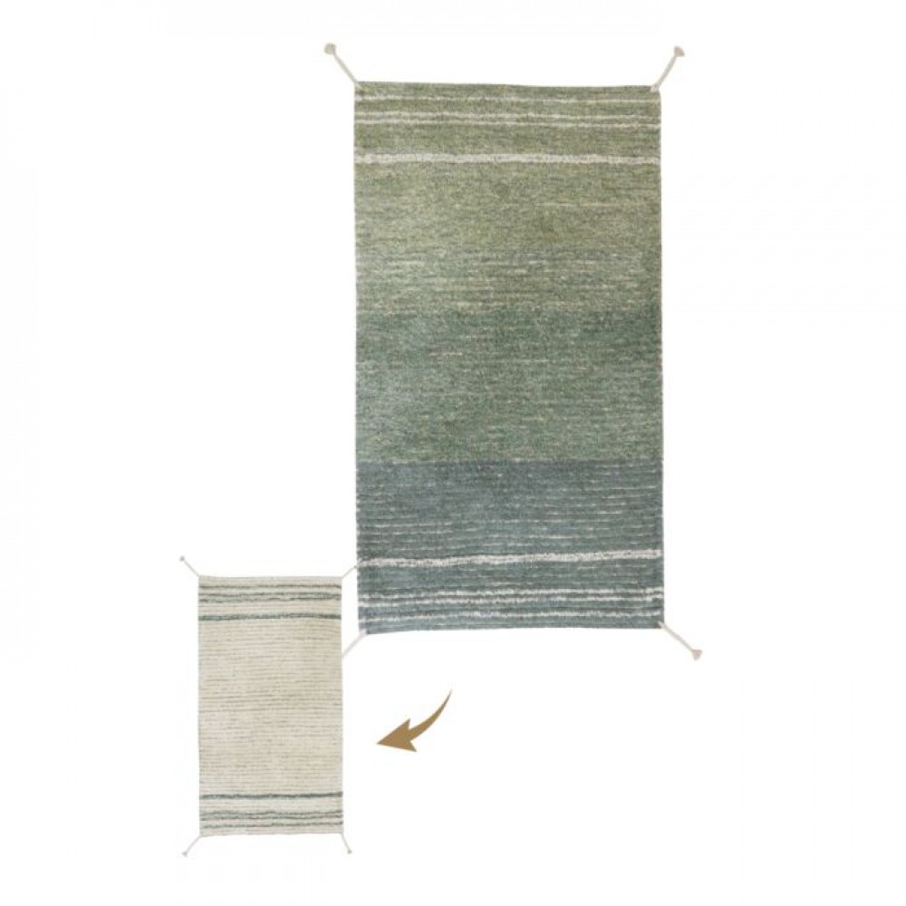 Lorena Canals - Χαλί Δωματίου Διπλής Όψης Twin Vintage Blue 80x140cm