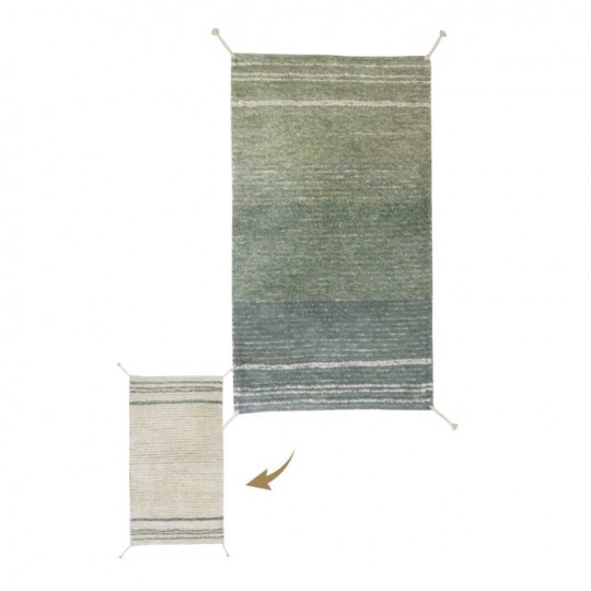 Lorena Canals - Χαλί Δωματίου Διπλής Όψης Twin Vintage Blue 80x140cm