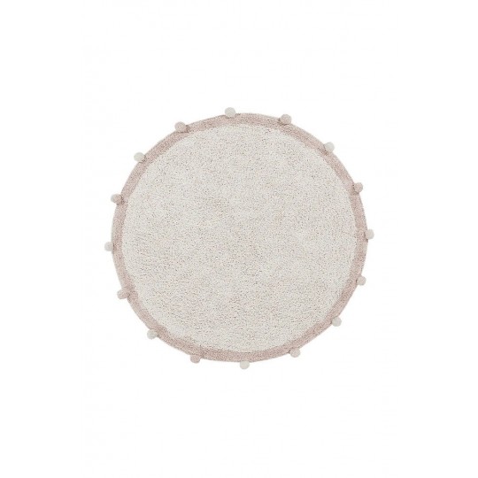 Lorena Canals - Χαλί Δωματίου Bubbly Natural/Vintage Nude Ø120cm