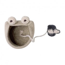 Lorena Canals - Παιχνίδι/Καλάθι Με Μπάλα Babyfrog Ø10x9cm
