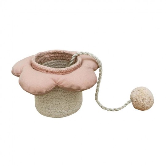 Lorena Canals - Παιχνίδι/Καλάθι Με Μπάλα Flower Ø15x10cm