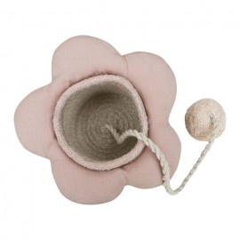Lorena Canals - Παιχνίδι/Καλάθι Με Μπάλα Flower Ø15x10cm