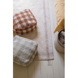 Lorena Canals - Πουφ Vichy Blue Sage 20x40cm