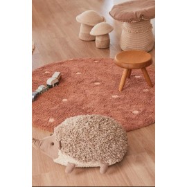 Lorena Canals - Στρογγυλό Χαλί Δωματίου Dot Chestnut Ø140cm