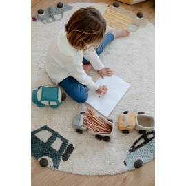 Lorena Canals - Στρογγυλό Χαλί Δωματίου Wheels Ø140cm