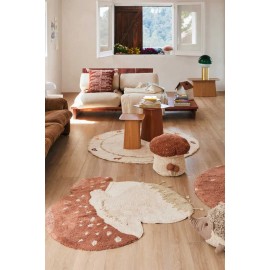 Lorena Canals - Χαλί Δωματίου Boletus 120x120cm Lorena Canals - Χαλί Δωματίου Boletus 120x120cm