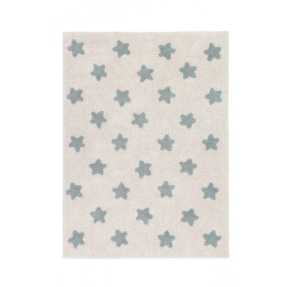 Lorena Canals - Χαλί Δωματίου Stars Natural/Vintage Blue 120x160cm