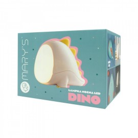 Mary's - Επαναφορτιζόμενο Φωτάκι Νυκτός Little Dino Ροζ