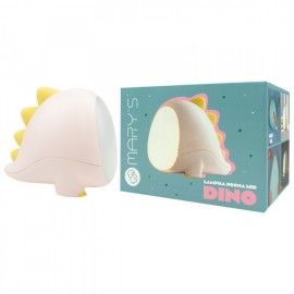 Mary's - Επαναφορτιζόμενο Φωτάκι Νυκτός Little Dino Ροζ