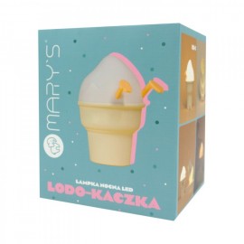 Mary's - Επαναφορτιζόμενο Φωτάκι Νυκτός Παγωτό Παπάκι