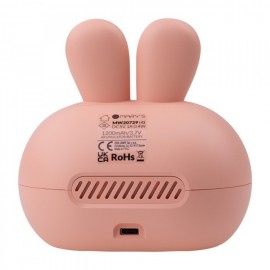 Mary's - Φωτιζόμενο Ηλεκτρονικό Ξυπνητήρι Rabbit Ροζ