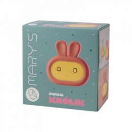 Mary's - Φωτιζόμενο Ηλεκτρονικό Ξυπνητήρι Rabbit Ροζ