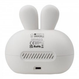 Mary's - Φωτιζόμενο Ηλεκτρονικό Ξυπνητήρι Rabbit Λευκό