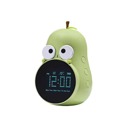 Mary's - Φωτιζόμενο Ηλεκτρονικό Ξυπνητήρι Αχλάδι Πράσινο