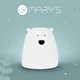 Mary's - Φωτάκι Νυκτός Λευκό Αρκουδάκι