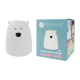 Mary's - Φωτάκι Νυκτός Λευκό Αρκουδάκι