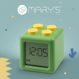 Mary's - Ηλεκτρονικό Ξυπνητήρι Τουβλάκι Πράσινο