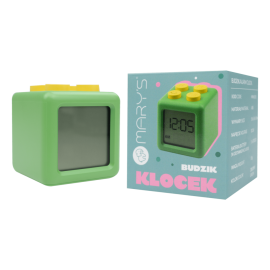 Mary's - Ηλεκτρονικό Ξυπνητήρι Τουβλάκι Πράσινο