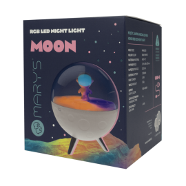 Mary's - Φωτάκι Νυκτός Αστροναύτης Στη Σελήνη Λευκό