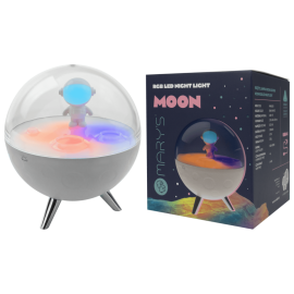 Mary's - Φωτάκι Νυκτός Αστροναύτης Στη Σελήνη Λευκό