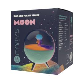 Mary's - Φωτάκι Νυκτός Αστροναύτης Στη Σελήνη Γαλάζιο