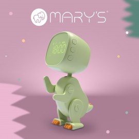 Mary's - Φωτιζόμενο Ηλεκτρονικό Ξυπνητήρι Robo Dino Πράσινο