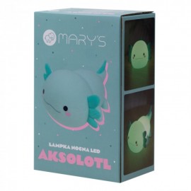 Mary's - Επαναφορτιζόμενο Φωτάκι Νυκτός Blue Axolotl